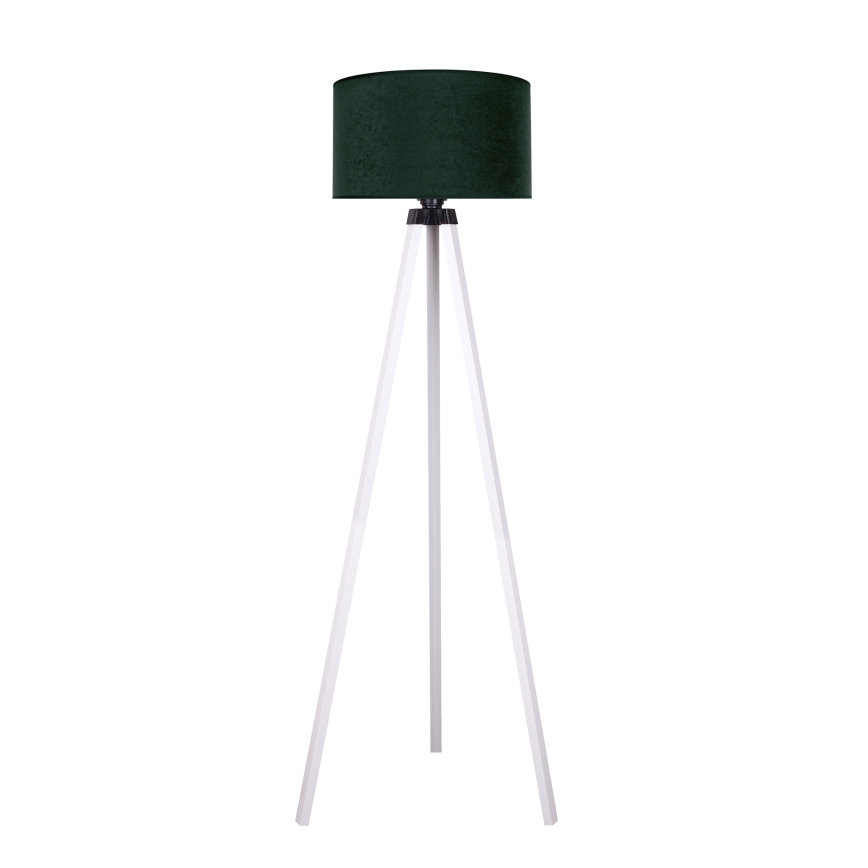 Brilagi - Gulvlampe VELVET 1xE27/60W/230V hvid/grøn