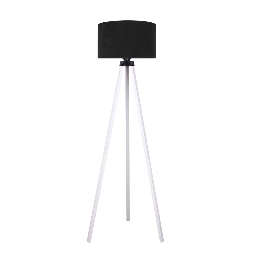 Brilagi - Gulvlampe VELVET 1xE27/60W/230V hvid/sort