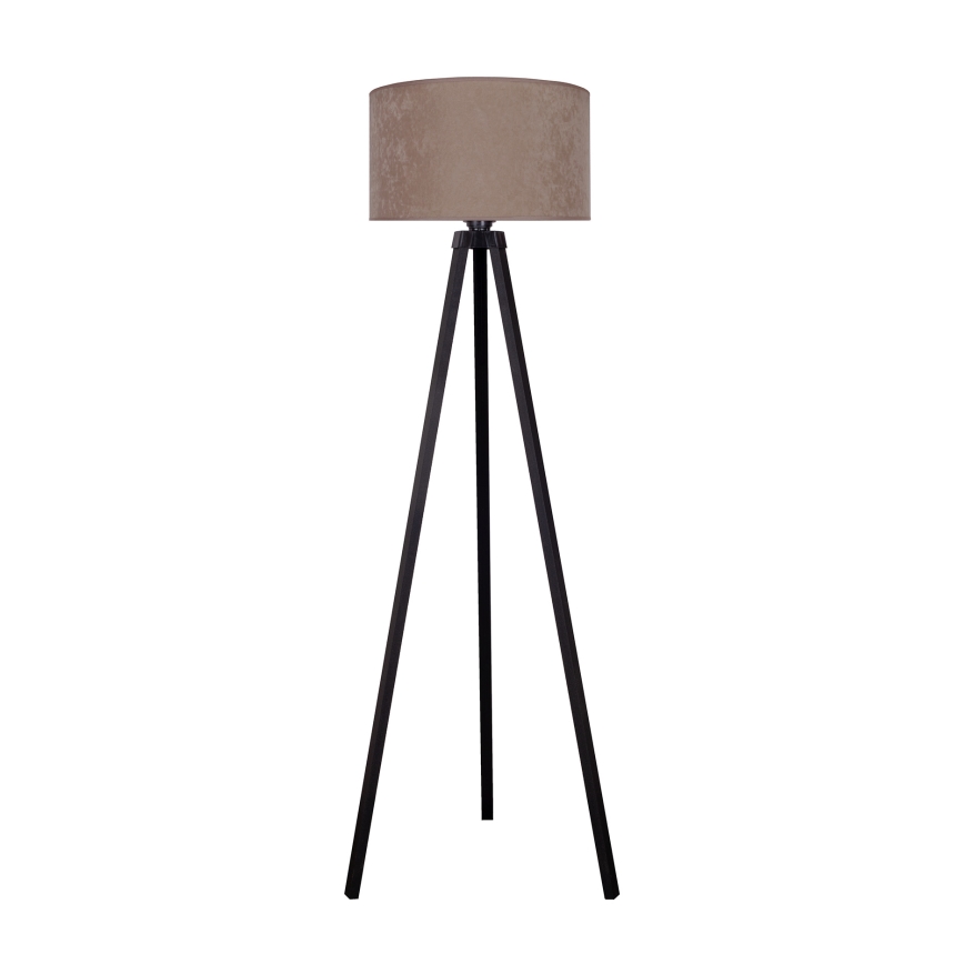 Brilagi - Gulvlampe VELVET 1xE27/60W/230V sort/beige