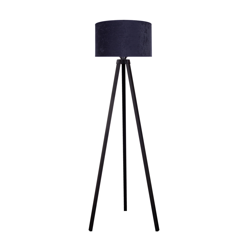 Brilagi - Gulvlampe VELVET 1xE27/60W/230V sort/blå