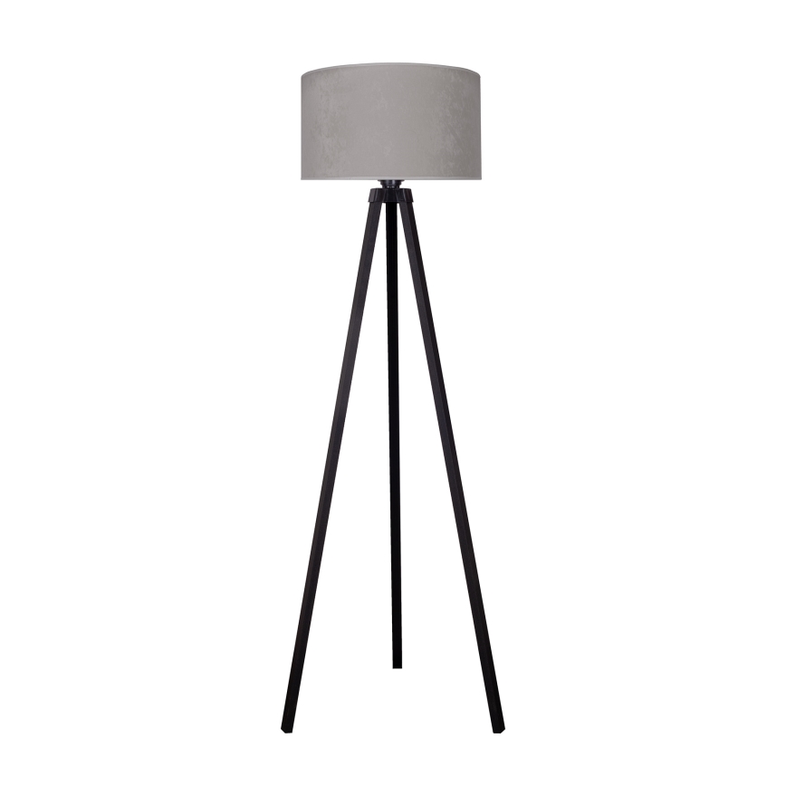 Brilagi - Gulvlampe VELVET 1xE27/60W/230V sort/grå