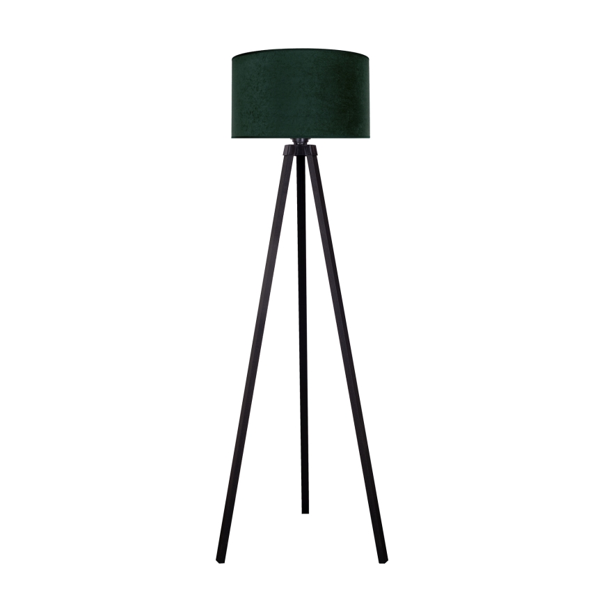 Brilagi - Gulvlampe VELVET 1xE27/60W/230V sort/grøn