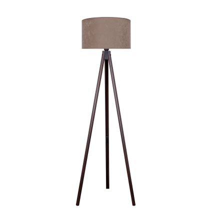 Brilagi - Gulvlampe VELVET 1xE27/60W/230V wenge/beige