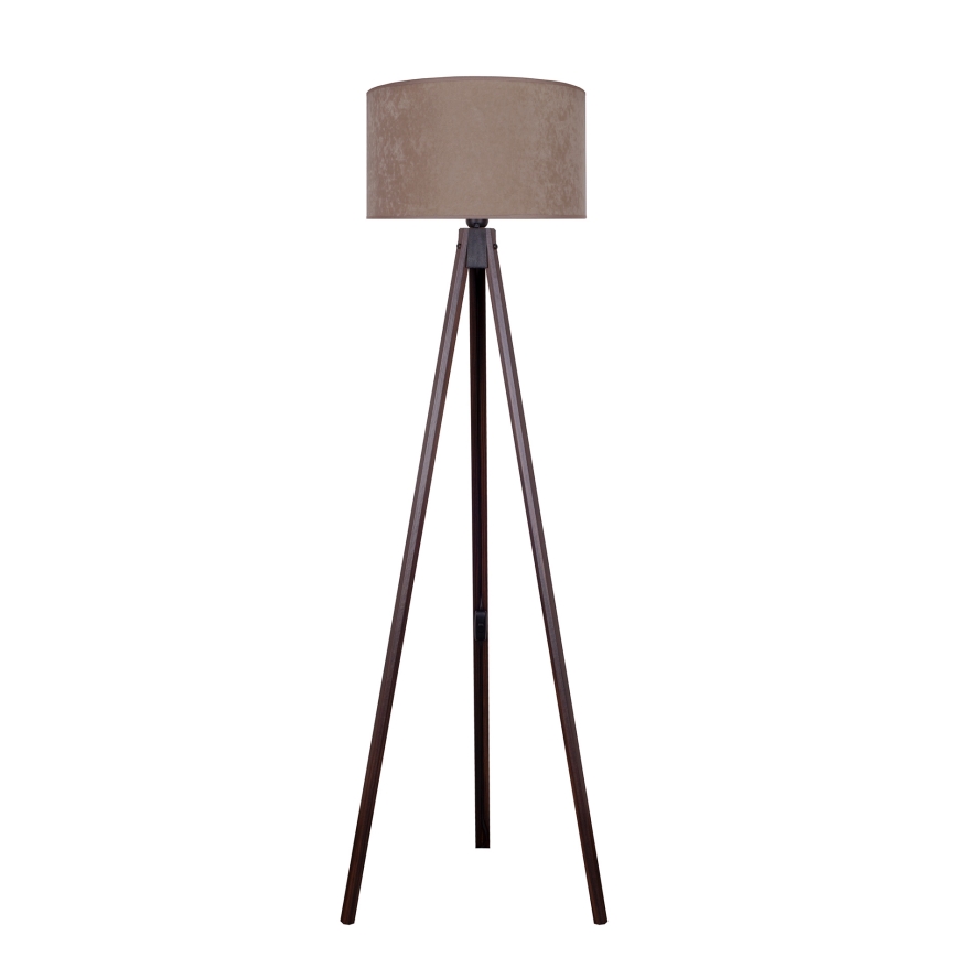 Brilagi - Gulvlampe VELVET 1xE27/60W/230V wenge/beige