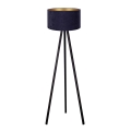 Brilagi - Gulvlampe VELVET 1xE27/60W/230V wenge/blå