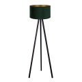 Brilagi - Gulvlampe VELVET 1xE27/60W/230V wenge/grøn