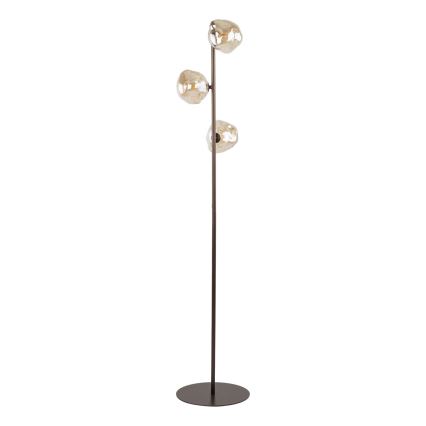 Brilagi - Gulvlampe VULCANO 3xG9/8W/230V bronze/røget beige
