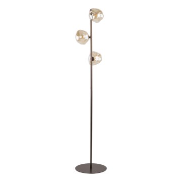 Brilagi - Gulvlampe VULCANO 3xG9/8W/230V brun/røgfarvet beige