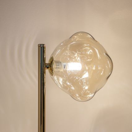 BRILAGI - Gulvlampe VULCANO 3xG9/8W/230V guld/røget beige