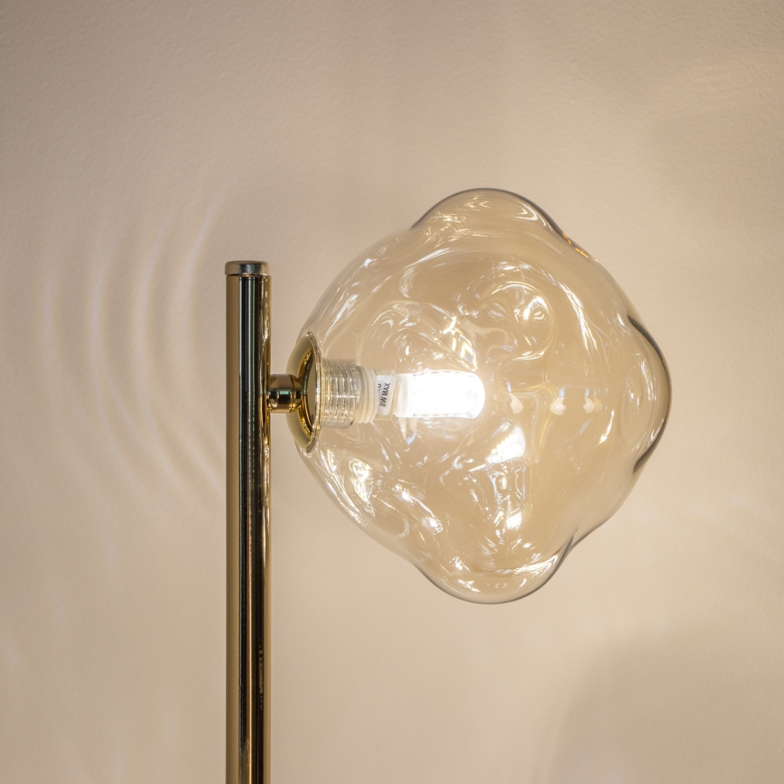 BRILAGI - Gulvlampe VULCANO 3xG9/8W/230V guld/røget beige