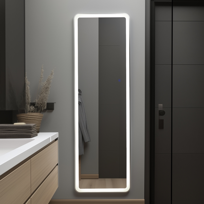 Brilagi - Gulvspejl ELEGANZA LED/42W/230V 160x50 cm IP44 CRI 90 dæmpbar + CCT
