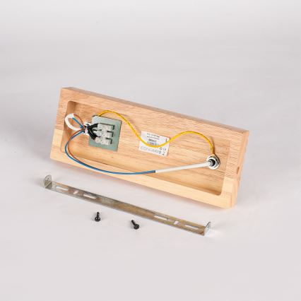 Brilagi - HYGGE spotlampe 2xE14/15W/230V træ/røgfarvet