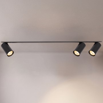 Brilagi - Indbygningsspot SELE 3xGU10/30W/230V sort