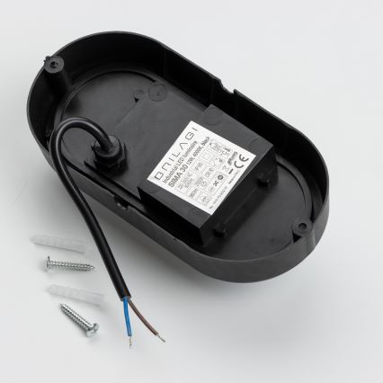 Brilagi - Industriel LED loftlampe SIMA LED/12W/230V IP65 sort