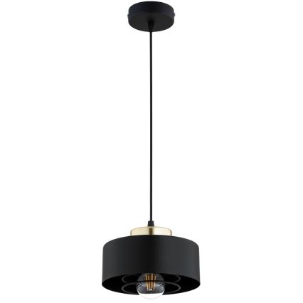 Brilagi - Kabelpendel 1xE27/60W/230V Ø 20 cm sort/guld