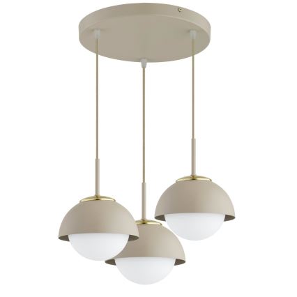 Brilagi - Kabelpendel COSMO 3xE27/60W/230V beige/guld