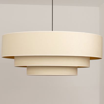 Brilagi - Kabelpendel LUNETA 3xE27/60W/230V Ø 80 cm creme/guld