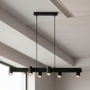 Brilagi - Kabelpendel SELE 6xGU10/30W/230V sort