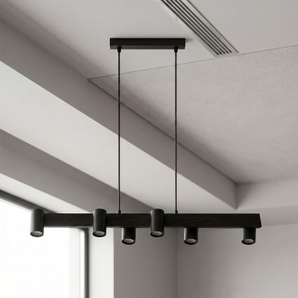 BRILAGI - Kabelpendel SELE 6xGU10/30W/230V sort