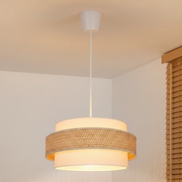 Brilagi - Kabelpendel SPACE 1xE27/60W/230V Ø 40 cm beige/creme