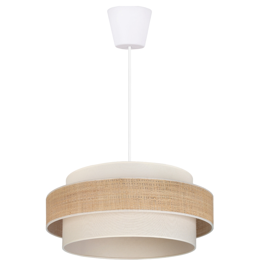 Brilagi - Kabelpendel SPACE 1xE27/60W/230V Ø 40 cm beige/creme