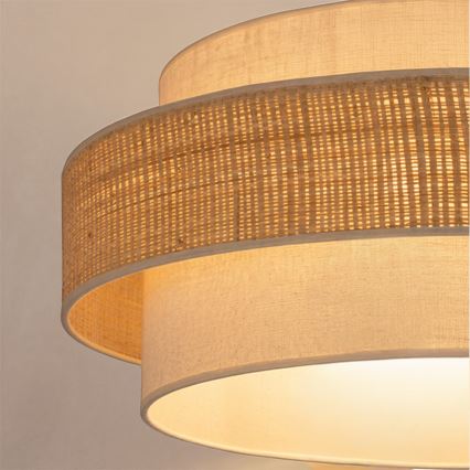 Brilagi - Kabelpendel SPACE 1xE27/60W/230V Ø 40 cm beige/creme