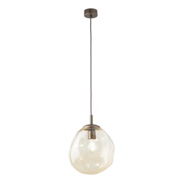 Brilagi - Kabelpendel VULCANO 1xE27/15W/230V brun/røget beige