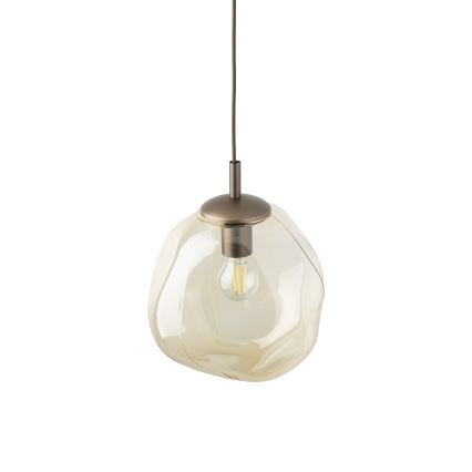 Brilagi - Kabelpendel VULCANO 1xE27/15W/230V brun/røget beige