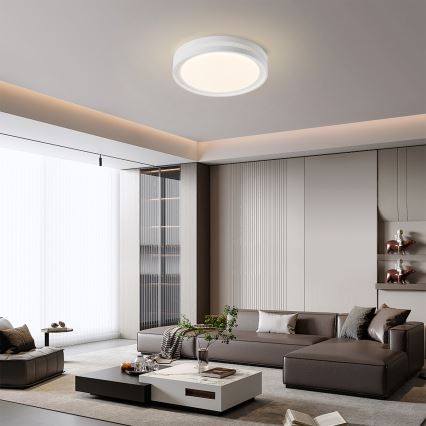 Brilagi - Dæmpbar LED-loftlampe KREON LED/54W/230V 3000–6000K hvid Ø 38 cm + fjernbetjening