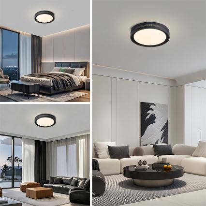 Brilagi - Dæmpbar LED-loftlampe KREON LED/54W/230V 3000-6000K hvid Ø 38 cm + fjernbetjening