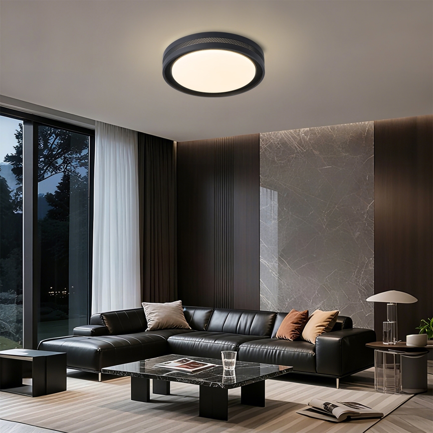 Brilagi - Dæmpbar LED-loftlampe KREON LED/54W/230V 3000-6000K hvid Ø 38 cm + fjernbetjening