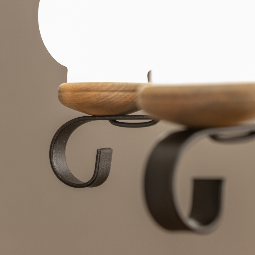 Brilagi - Kædelampe ROATA 5xE14/40W/230V Ø 50 cm bøg