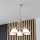 Brilagi - Kædeophængt LED-lysekrone ANTICO 5xE27/60W/230V 3000K hvid patina