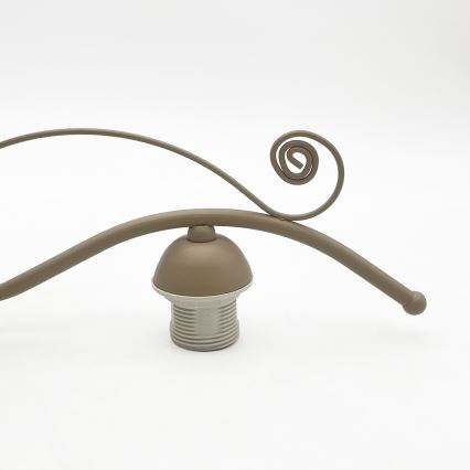 Brilagi - Kædeophængt lysekrone ANTICO MODERN 3xE27/60W/230V beige
