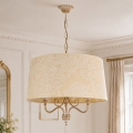 BRILAGI - Kædeophængt lysekrone SONIA 3xE27/15W/230V Ø 56 cm creme/patina