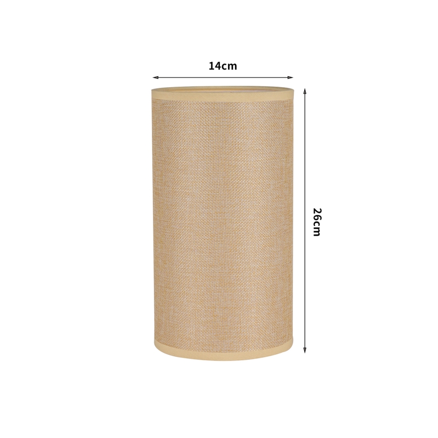 Brilagi - Lampeskærm til bordlampen TABLON E27 Ø 14 cm beige