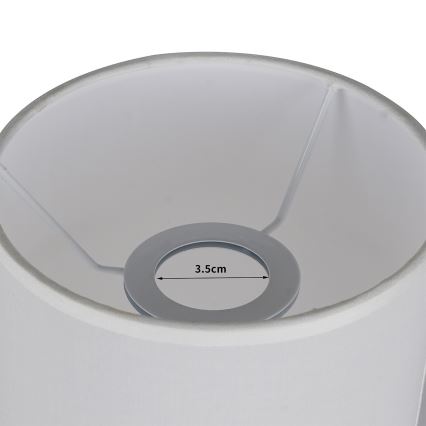Brilagi - Lampskærm til bordlampe TABLON E27 Ø 14 cm hvid