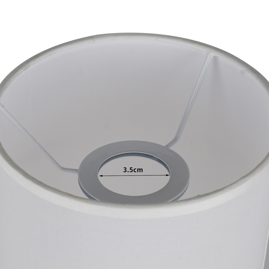 Brilagi - Lampskærm til bordlampe TABLON E27 Ø 14 cm hvid