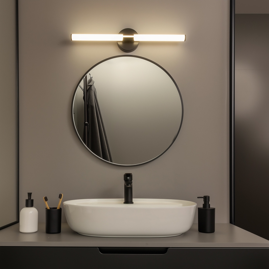 Brilagi - LARA LED-spejlbelysning til badeværelset LED/10W/230V 60 cm IP44 sort