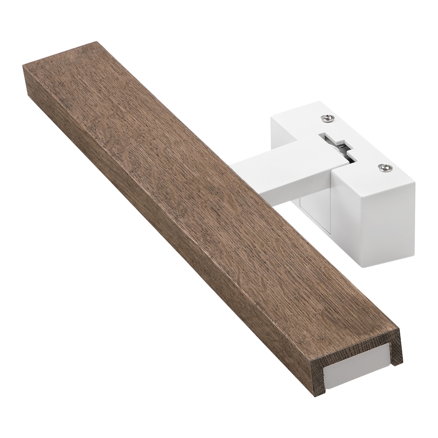 Brilagi - LED-belysning til badeværelsesspejl 3-i-1 WOODY MIRROR LED/8W/230V 40 cm IP44 hvid/eg