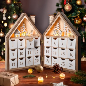 BRILAGI - LED Adventskalender LED/2xAAA