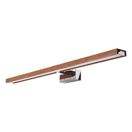 BRILAGI - LED belysning til badeværelsesspejl 3-i-1 WOODY MIRROR LED/15W/230V 80 cm IP44 blank krom/kirsebær-eg