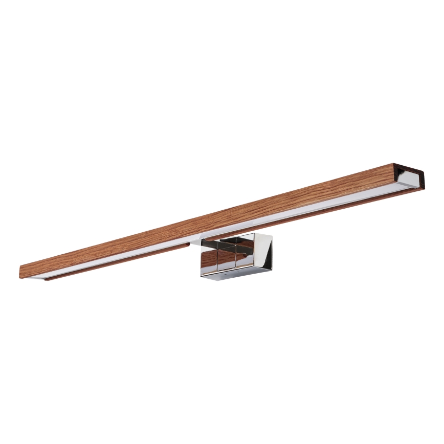 BRILAGI - LED belysning til badeværelsesspejl 3-i-1 WOODY MIRROR LED/15W/230V 80 cm IP44 blank krom/kirsebær-eg