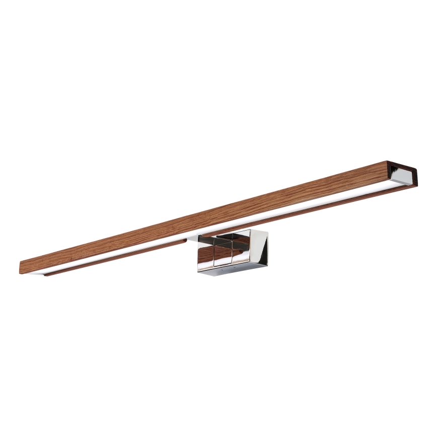 BRILAGI - LED belysning til badeværelsesspejl 3-i-1 WOODY MIRROR LED/15W/230V 80 cm IP44 blank krom/kirsebær-eg