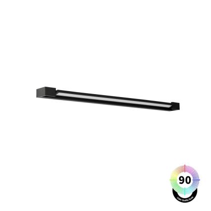 BRILAGI - AQUA LINE LED-spejlbelysning til badeværelset, 20W/230V, 80 cm, IP44, sort, CRI 90