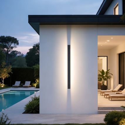 Brilagi - LED-belysning til badespejl AQUA LINE LED/36W/230V 120 cm IP44 antracit CRI 90