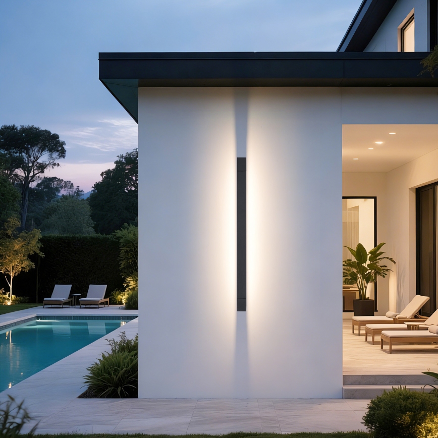 Brilagi - LED-belysning til badespejl AQUA LINE LED/36W/230V 120 cm IP44 antracit CRI 90