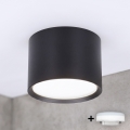 BRILAGI - LED badeværelses-spot SMOOTH 1xGX53/15W/230V 60x82 mm sort IP54