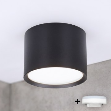 BRILAGI - LED badeværelses-spot SMOOTH 1xGX53/15W/230V 60x82 mm sort IP54