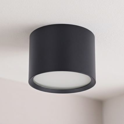 BRILAGI - LED badeværelses-spot SMOOTH 1xGX53/15W/230V 60x82 mm sort IP54